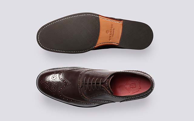 Grenson Dylan Mens Brogues in Brown Leather GRS114065